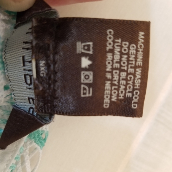 {M} Multiples Swim Cover Women's White Teal - Picture 8 of 8